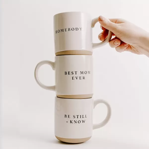 imageSweet Water Decor White Ghosts Black Halloween Mugs  Halloween Coffee Mug Dishwasher ampamp Microwave Safe  Halloween Mug for Coffee ampamp Hot Cocoa or Seasonal Brew  Black Stoneware Ghost MugsBe Still and Know