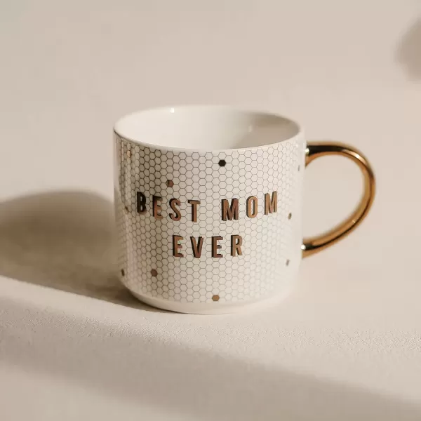 imageSweet Water Decor Fa La La Tile Coffee Mug  Christmas Coffee Mugs  17oz Gold Handle Coffee Cup  Holiday Gifts  Gifts for HerBest Mom Ever