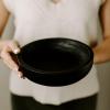 imageSweet Water Decor Black Decorative Bowl Wood Bowl for Kitchen Counters Dining Rooms and Countertops and Stylish Bowls to Hold Jewelry Keys Wallet and TrinketsBlack