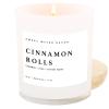 imageSweet Water Decor Candles  Spa Scented Soy Wax Candle for Home  11oz Jar Candle with Wood Lid 50 Hour Burn Time Made in the USA Weekend White  11 ozWhite