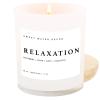 imageSweet Water Decor Candles  Spa Scented Soy Wax Candle for Home  11oz Jar Candle with Wood Lid 50 Hour Burn Time Made in the USA Weekend White  11 ozWhite