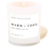 imageSweet Water Decor Candles  Spa Scented Soy Wax Candle for Home  11oz Jar Candle with Wood Lid 50 Hour Burn Time Made in the USA Weekend White  11 ozWhite