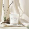 imageSweet Water Decor Candles  Spa Scented Soy Wax Candle for Home  11oz Jar Candle with Wood Lid 50 Hour Burn Time Made in the USA Weekend White  11 ozWhite