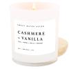 imageSweet Water Decor Candles  Spa Scented Soy Wax Candle for Home  11oz Jar Candle with Wood Lid 50 Hour Burn Time Made in the USA Weekend White  11 ozWhite