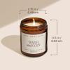 imageSweet Water Decor Fall Candles for Home Scented  Hand Poured Soy Wax Autumn Candles with Apple ampamp Cinnamon Scent  40 Hour Burn Time Long Lasting Fall Candles Soy  Amber Glass Jar for Candle DecorRelaxation
