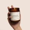 imageSweet Water Decor Relief Soy Candle  Lemon Orange Eucalyptus and Soft Woods Scented Spa Candles for Home  9oz Amber Jar  Black Lid 40 Hour Burn Time Made in the USACashmere and Vanilla
