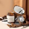 imageSweet Water Decor Relief Soy Candle  Lemon Orange Eucalyptus and Soft Woods Scented Spa Candles for Home  9oz Amber Jar  Black Lid 40 Hour Burn Time Made in the USACashmere and Vanilla