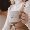 imageSweet Water Decor Heart Stoneware Coffee Mugs  14Oz Coffee Mugs for Hot and Cold Drinks  Cute Mugs Dishwasher and Microwave Safe  Valentines Day Gift Espresso Mugs  Ideal for Coffee ampamp Tea LoversYoure The Best