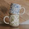 imageSweet Water Decor Heart Stoneware Coffee Mugs  14Oz Coffee Mugs for Hot and Cold Drinks  Cute Mugs Dishwasher and Microwave Safe  Valentines Day Gift Espresso Mugs  Ideal for Coffee ampamp Tea LoversBlue Delft