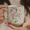 imageSweet Water Decor Heart Stoneware Coffee Mugs  14Oz Coffee Mugs for Hot and Cold Drinks  Cute Mugs Dishwasher and Microwave Safe  Valentines Day Gift Espresso Mugs  Ideal for Coffee ampamp Tea LoversFloral
