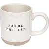 imageSweet Water Decor Heart Stoneware Coffee Mugs  14Oz Coffee Mugs for Hot and Cold Drinks  Cute Mugs Dishwasher and Microwave Safe  Valentines Day Gift Espresso Mugs  Ideal for Coffee ampamp Tea LoversYoure The Best