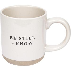imageSweet Water Decor Heart Stoneware Coffee Mugs  14Oz Coffee Mugs for Hot and Cold Drinks  Cute Mugs Dishwasher and Microwave Safe  Valentines Day Gift Espresso Mugs  Ideal for Coffee ampamp Tea LoversBe Still and Know