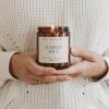 imageSweet Water Decor Christmas Candle  Christmas Tree Apple Cider and Cinnamon Winter Holiday Scented Soy Candles for Home  9oz Amber Jar 40 Hour Burn Time Made in the USAPumpkin Spice