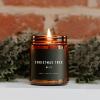 imageSweet Water Decor Christmas Candle  Christmas Tree Apple Cider and Cinnamon Winter Holiday Scented Soy Candles for Home  9oz Amber Jar 40 Hour Burn Time Made in the USAChristmas Tree