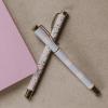 imageSweet Water Decor Floral Metal Pen Set for Home and Office Refillable Pens with Black Ink Cute Balllpoint Pens for Women Desk Accessories ampamp Journaling Gifts for Teachers Students ampamp GirlsFloral 2 Set
