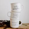 imageSweet Water Decor Miss to Mrs Camping Mugs  11oz Cute Coffee Mugs for Hot ampamp Cold Drinks  Dishwasher ampamp Microwave Safe  Ceramic Travel Mug  Ideal Espresso Mug and Tea MugPumpkin Spice