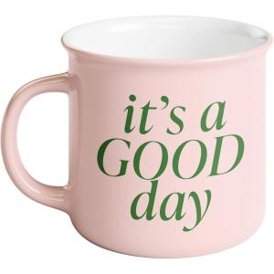 imageSweet Water Decor Miss to Mrs Camping Mugs  11oz Cute Coffee Mugs for Hot ampamp Cold Drinks  Dishwasher ampamp Microwave Safe  Ceramic Travel Mug  Ideal Espresso Mug and Tea MugIts A Good Day