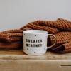imageSweet Water Decor Boss Lady Mug 17 oz Cute Coffee Mug with Gold Handle for Women Bosses Large Cup for Tea Espresso ampamp Hot Cocoa Birthday Gift Idea for Coworkers Friend Mom ampamp WifeSweater Weather