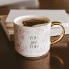imageSweet Water Decor Boss Lady Mug 17 oz Cute Coffee Mug with Gold Handle for Women Bosses Large Cup for Tea Espresso ampamp Hot Cocoa Birthday Gift Idea for Coworkers Friend Mom ampamp WifeYou Got This  Floral