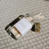 imageSweet Water Decor 4quot White Safety Matches  Glass Jar with Gold Lid  Approx 60 Matches  Matchsticks  Home Decor  Candle Accessories  Apothecary Jars for Fireplace  Housewarming GiftWhite