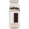 imageSweet Water Decor 4quot White Safety Matches  Glass Jar with Gold Lid  Approx 60 Matches  Matchsticks  Home Decor  Candle Accessories  Apothecary Jars for Fireplace  Housewarming GiftBlack