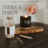imageSweet Water Decor 4quot White Safety Matches  Glass Jar with Gold Lid  Approx 60 Matches  Matchsticks  Home Decor  Candle Accessories  Apothecary Jars for Fireplace  Housewarming GiftBlack