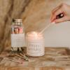 imageSweet Water Decor 4quot White Safety Matches  Glass Jar with Gold Lid  Approx 60 Matches  Matchsticks  Home Decor  Candle Accessories  Apothecary Jars for Fireplace  Housewarming GiftRainbow