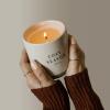 imageSweet Water Decor Farmhouse Soy Candle  Apple Orange Pumpkin Clove Cinnamon and Nutmeg Fall Scented Candles for Home  12oz Black Stoneware Jar 60 Hour Burn Time Made in the USACozy Season