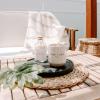 imageSweet Water Decor Farmhouse Soy Candle  Apple Orange Pumpkin Clove Cinnamon and Nutmeg Fall Scented Candles for Home  12oz Black Stoneware Jar 60 Hour Burn Time Made in the USASalt  Sea