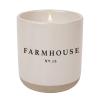 imageSweet Water Decor Farmhouse Soy Candle  Apple Orange Pumpkin Clove Cinnamon and Nutmeg Fall Scented Candles for Home  12oz Black Stoneware Jar 60 Hour Burn Time Made in the USAFarmhouse