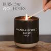 imageSweet Water Decor Farmhouse Soy Candle  Apple Orange Pumpkin Clove Cinnamon and Nutmeg Fall Scented Candles for Home  12oz Black Stoneware Jar 60 Hour Burn Time Made in the USAChristmas Tree