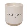 imageSweet Water Decor Farmhouse Soy Candle  Apple Orange Pumpkin Clove Cinnamon and Nutmeg Fall Scented Candles for Home  12oz Black Stoneware Jar 60 Hour Burn Time Made in the USASalt  Sea