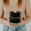 imageSweet Water Decor Farmhouse Soy Candle  Apple Orange Pumpkin Clove Cinnamon and Nutmeg Fall Scented Candles for Home  12oz Black Stoneware Jar 60 Hour Burn Time Made in the USAChristmas