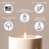 imageSweet Water Decor Farmhouse Soy Candle  Apple Orange Pumpkin Clove Cinnamon and Nutmeg Fall Scented Candles for Home  12oz Black Stoneware Jar 60 Hour Burn Time Made in the USAWarm  Cozy