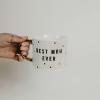imageSweet Water Decor Go For It Tile Coffee Mugs  Novelty Coffee Mugs  17oz Gold Handle Coffee Cup  Cute Coffee Mug  Motivational GiftsBest Mom Ever