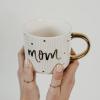 imageSweet Water Decor Go For It Tile Coffee Mugs  Novelty Coffee Mugs  17oz Gold Handle Coffee Cup  Cute Coffee Mug  Motivational GiftsMom