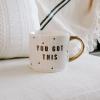 imageSweet Water Decor Go For It Tile Coffee Mugs  Novelty Coffee Mugs  17oz Gold Handle Coffee Cup  Cute Coffee Mug  Motivational GiftsYou Got This