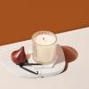 imageSweet Water Decor Hello Fall Candle  Candle Fall Scents with Cider Cinnamon Cloves and Nutmeg for Home  Fall Soy Candles with 60 Hours Burn Time  11Oz Clear Fluted Ribbed Jar Soy Fall CandleCashmere and Vanilla