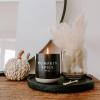 imageSweet Water Decor Hello Pumpkin Soy Candle  Pumpkin Warm Spices Vanilla and Whipped Cream Fall Scented Candles for Home  12oz Black Stoneware Jar 60 Hour Burn Time Made in The USAPumpkin Spice
