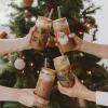imageSweet Water Decor Nutcracker Can Glasses with Lid and Straw Christmas Stocking Stuffers  Christmas Glasses Drinkware with Bamboo Lid for Iced Coffee ampamp Cocktails  Christmas Themed Gifts Glass CanSanta