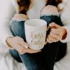 imageSweet Water Decor She Believed She Could Coffee Mug  16oz Mug with Gold Handle  Inspirational Gifts for WomenBoss Lady