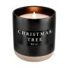imageSweet Water Decor Farmhouse Soy Candle  Apple Orange Pumpkin Clove Cinnamon and Nutmeg Fall Scented Candles for Home  12oz Black Stoneware Jar 60 Hour Burn Time Made in the USAChristmas Tree