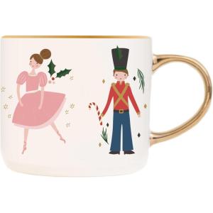 imageSweet Water Decor Go For It Tile Coffee Mugs  Novelty Coffee Mugs  17oz Gold Handle Coffee Cup  Cute Coffee Mug  Motivational GiftsNutcracker
