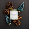 imageSweet Water Decor Cinnamon Roll Candle  Fall Candle with Cinnamon Icing and Cinnamon Buttery Pastry for Home  Cinnamon Soy Candle with 40 Hours Burn Time  9Oz Gold Lid Clear Jar Cinnamon ScentsChristmas Tree