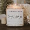 imageSweet Water Decor Christmas Scented Candle  Cinnamon Trees Orange and Clove Scented Winter Candle  Christmas Candles and Decor for Home  9oz Clear Jar Soy Candle Made in the USAChristmas