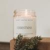 imageSweet Water Decor Christmas Scented Candle  Cinnamon Trees Orange and Clove Scented Winter Candle  Christmas Candles and Decor for Home  9oz Clear Jar Soy Candle Made in the USAChristmas