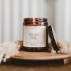 imageSweet Water Decor Relaxation Soy Candle  Eucalyptus Peppermint and Clove Scented Candles for Home  9oz Amber Jar  Black Lid 40 Hour Burn Time Made in the USAHello Fall