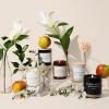 imageSweet Water Decor Relaxation Soy Candle  Eucalyptus Peppermint and Clove Scented Candles for Home  9oz Amber Jar  Black Lid 40 Hour Burn Time Made in the USAFresh Apple Blossom