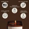 imageSweet Water Decor Relaxation Soy Candle  Eucalyptus Peppermint and Clove Scented Candles for Home  9oz Amber Jar  Black Lid 40 Hour Burn Time Made in the USAWildflowers and Salt