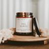 imageSweet Water Decor Relaxation Soy Candle  Eucalyptus Peppermint and Clove Scented Candles for Home  9oz Amber Jar  Black Lid 40 Hour Burn Time Made in the USAFall Leaves